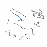 OEM Ford Transit Connect Wiper Arm Diagram - BT1Z-17527-A