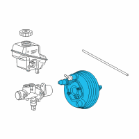 OEM 2011 Dodge Challenger Booster-Power Brake Diagram - 68089129AB