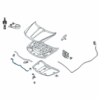 OEM 2015 Dodge Journey Hood Prop Diagram - 5076853AC