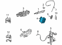 OEM 2022 Jeep Grand Wagoneer REAR DOOR Diagram - 68366542AC