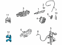 OEM Jeep Grand Wagoneer Door Diagram - 68544486AA