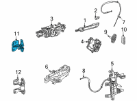 OEM 2021 Jeep Grand Cherokee L Door Diagram - 68544489AA