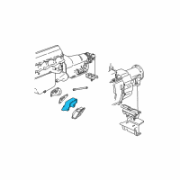 OEM Chevrolet K2500 Suburban Bracket-Engine Mount Diagram - 15719194