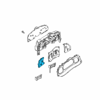 OEM 2000 Mercury Mountaineer Fuel Gauge Diagram - F87Z-9280-AA