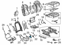 OEM Buick Envision Seat Switch Diagram - 84689845