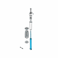 OEM 2022 Kia Soul Shock Absorber Assembly Diagram - 55307K0100