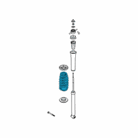 OEM 2022 Kia Soul Rear Springs Diagram - 55330K0020