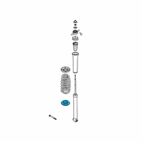 OEM 2020 Kia Soul Pad-Rear Spring, LWR Diagram - 55333K0000