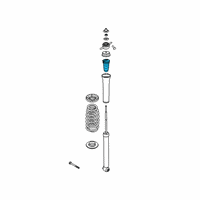 OEM Kia Bumper Stopper Diagram - 55326K0100