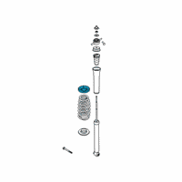 OEM 2022 Kia Soul Pad-Rear Spring, UPR Diagram - 55370H8000