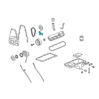 OEM 2009 Chevrolet Colorado Tensioner Diagram - 12626407