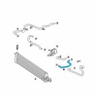 OEM Toyota Prius Hose Diagram - 87245-47210