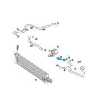 OEM Toyota Prius Hose, Water Diagram - 87245-47200