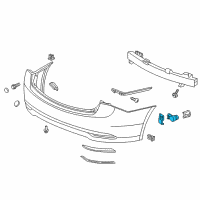 OEM 2017 Acura TLX Sensor Assembly Diagram - 39680-TV0-E11ZZ