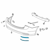 OEM 2015 Acura TLX Rear Rear Assembly, R Diagram - 33505-TZ3-A01