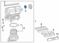 OEM Toyota Mirai Servo Diagram - 87106-50760