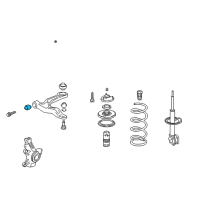 OEM 2006 Honda Odyssey Bush, Front Arm Diagram - 51392-SHJ-A02