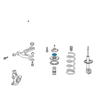 OEM Honda Odyssey Bearing, Front Shock Absorber Mount Diagram - 51726-SHJ-A52