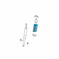 OEM 2007 Ford Edge Coil Spring Diagram - 7T4Z-5560-C