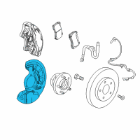 OEM Buick Splash Shield Diagram - 84228315