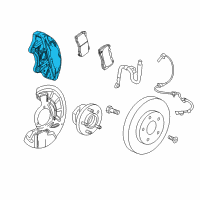 OEM 2019 Buick Regal Sportback Caliper Diagram - 84314322