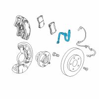 OEM 2018 Buick Regal Sportback Brake Hose Diagram - 84352486