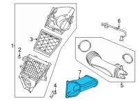 OEM Cadillac CT5 Inlet Duct Diagram - 84394611