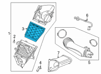 OEM 2022 Cadillac CT5 Filter Element Diagram - 84578064