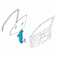 OEM 2002 Nissan Quest Regulator Assy-Door Window, LH Diagram - 80721-7B000