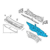OEM 2014 Kia Sportage Panel Complete-Dash Diagram - 643003W550