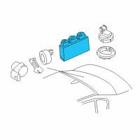 OEM BMW 335is Parking Assist Distance Control Module Diagram - 66-20-6-982-400