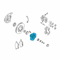 OEM Nissan Frontier Hub Assembly Road Wheel Diagram - 40202-9Z400