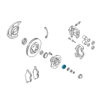 OEM 1984 Nissan 720 Bearing-Wheel F Diagram - 40215-VL30A