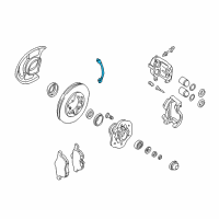 OEM 2000 Nissan Xterra Hose Assy-Brake, Front Diagram - 46211-8B500