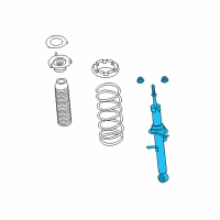 OEM 2014 Infiniti Q70 ABSORBER Kit-Shock, Front Diagram - E6111-1MG0C