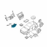 OEM 2007 Infiniti FX35 Switch Assembly-Av Diagram - 28395-CL70A