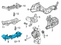 OEM 2021 Ram 1500 Support Diagram - 68264828AC