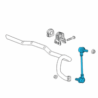 OEM Buick Enclave Stabilizer Link Diagram - 84108681