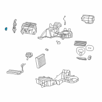 OEM Dodge Nitro Hvac System Heater Actuator Diagram - 68004016AA