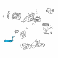 OEM Dodge Core-Heater Diagram - 68003993AA