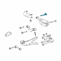 OEM Lexus RX450hL Cam Sub-Assy, Rear Suspension Toe Adjust Diagram - 48409-0E020