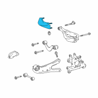 OEM Lexus RX450h Cover, Rear Suspension Arm, RH Diagram - 48737-0E010