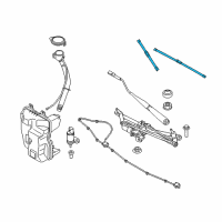 OEM 2020 BMW X1 SET OF WIPER BLADES Diagram - 61-61-5-A27-D68