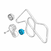 OEM 2016 Nissan Titan XD PULLEY - IDLER Diagram - 11927-EZ40B