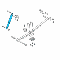 OEM 2020 Ford Ranger Shock Diagram - KB3Z-18125-D