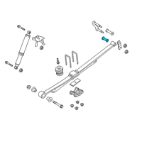 OEM Ford Ranger Front Insulator Diagram - AB3Z-5781-B