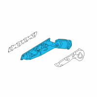 OEM 2020 Nissan Armada Manifold Assembly-Exhaust RH W/CATALYST Diagram - 140E2-6JF0A