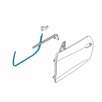 OEM BMW Z4 Door Weatherstrip, Right Diagram - 51-33-3-420-704