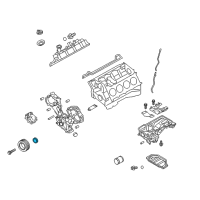 OEM 2017 Nissan Titan Seal-Oil CRANKSHAFT Front Diagram - 13510-1LA0A