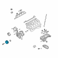 OEM 2019 Infiniti Q70L PULLEY-CRANKSHF Diagram - 12303-1MC0A